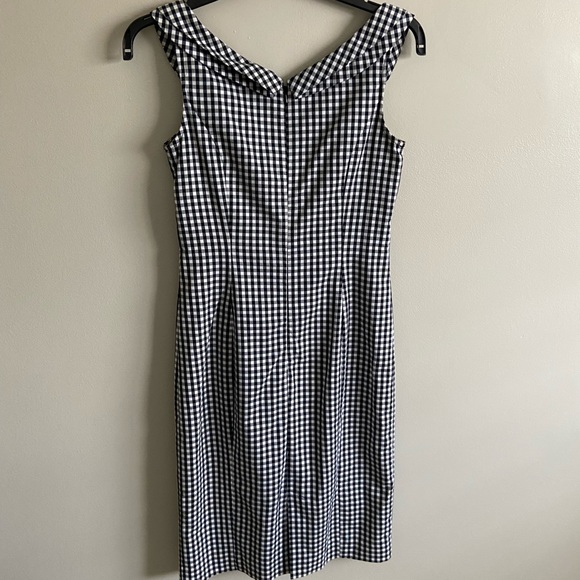 Smart Set Black and White Gingham Dress - Picture 4 of 4